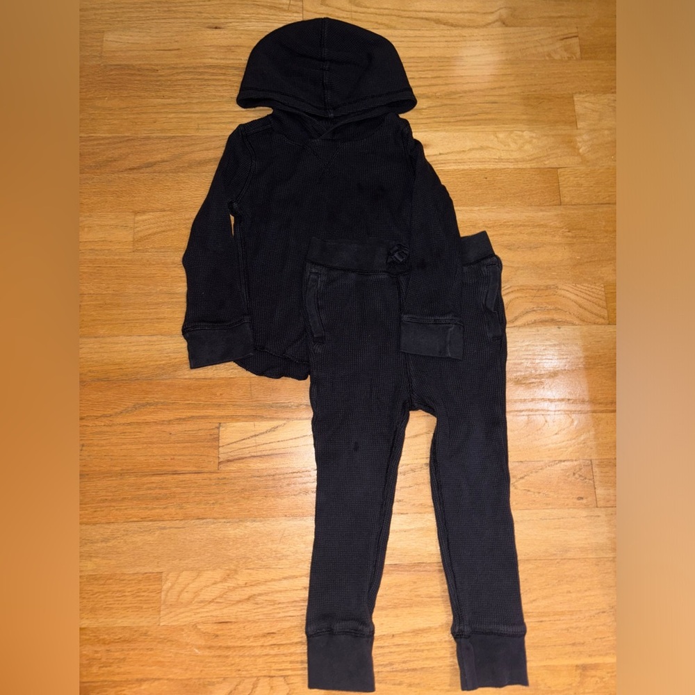 Waffle Knit Boys Todlder GAP set
